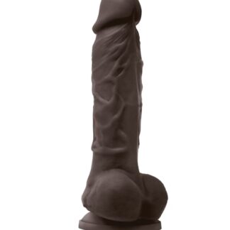 Colours - Pleasures - Vibrating - 5" Dildo - Chocolate