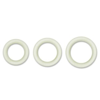 Firefly Halo Glow in the Dark Cock Ring - Clear - Small - 50mm