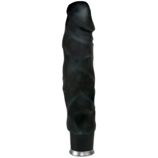 Nature Skin Big Vibe Dildo Vibrator 23.5 cm - Black