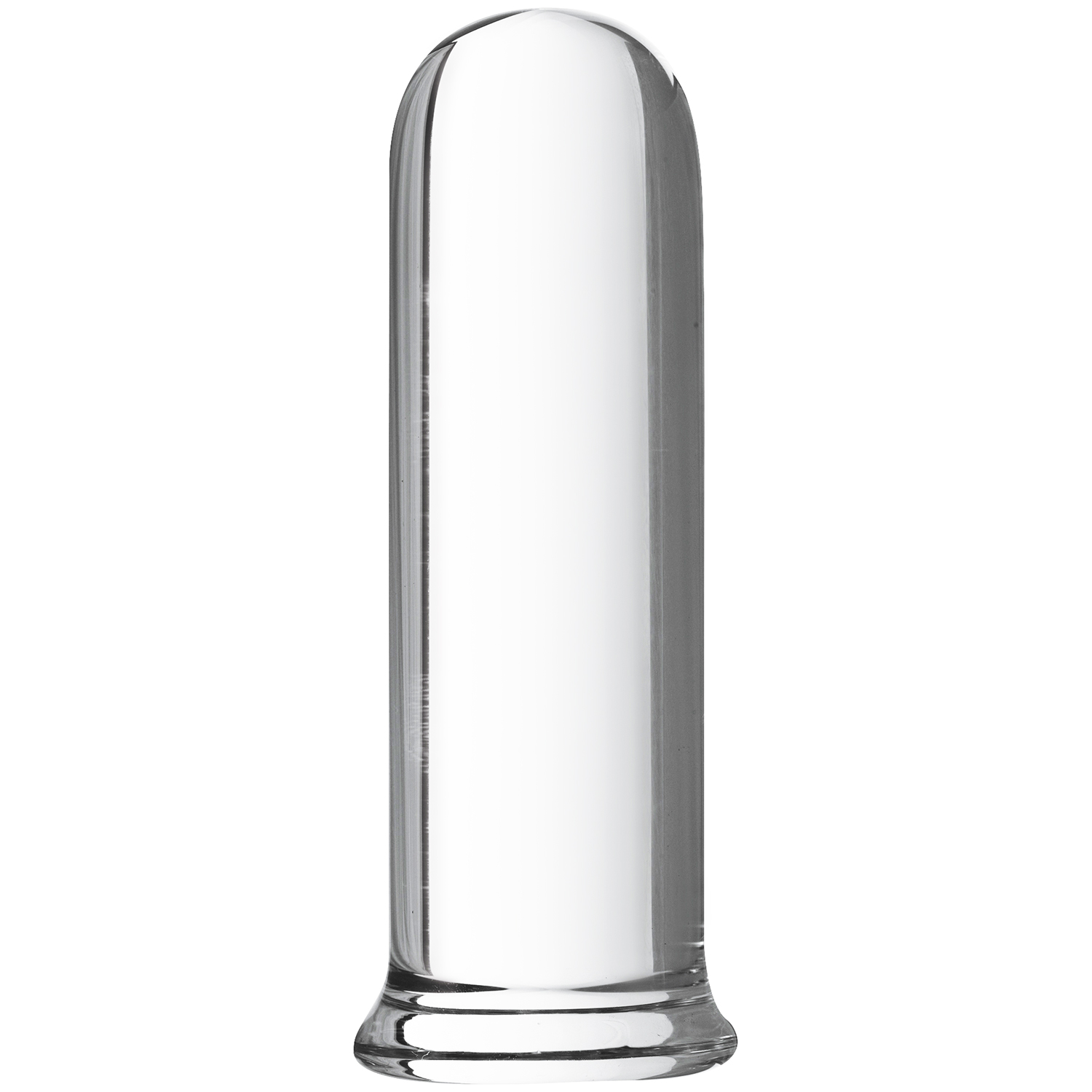 Prisms Pillar Cylinder Glass Dildo 6 inches - Clear