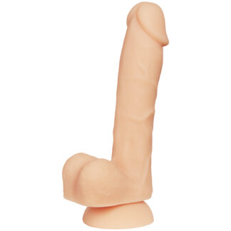 Willie City Luxe Realistic Silicone Dildo 7.9 inches - Nude