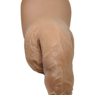 5.1" Uncut Silicone Packer Dildo - Caramel