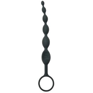 Fifty Shades of Grey Silicone Anal Beads - Black
