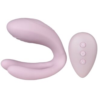 Amaysin Triple Couple's Vibrator with Remote - Rose