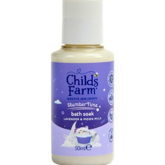 Childs Farm Slumbertime Bath Soak 50Ml Lavender & Moon Milk Gentle Bubble For Babies, Kids Sensitive Skin