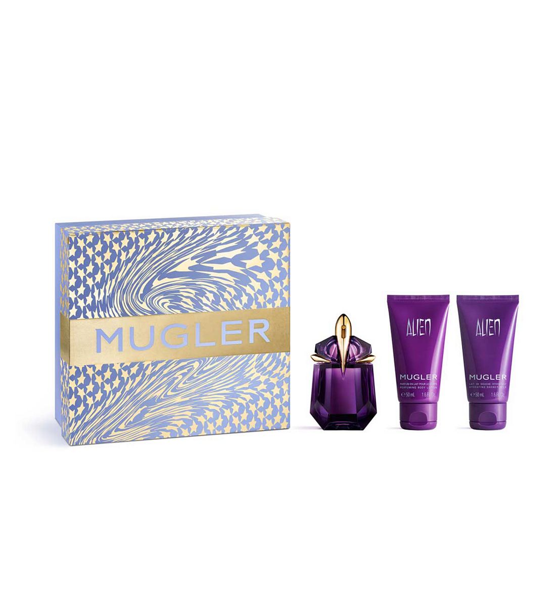 Mugler Alien Eau De Parfum 30ml, Body Lotion 50Ml & Shower Gel Giftset