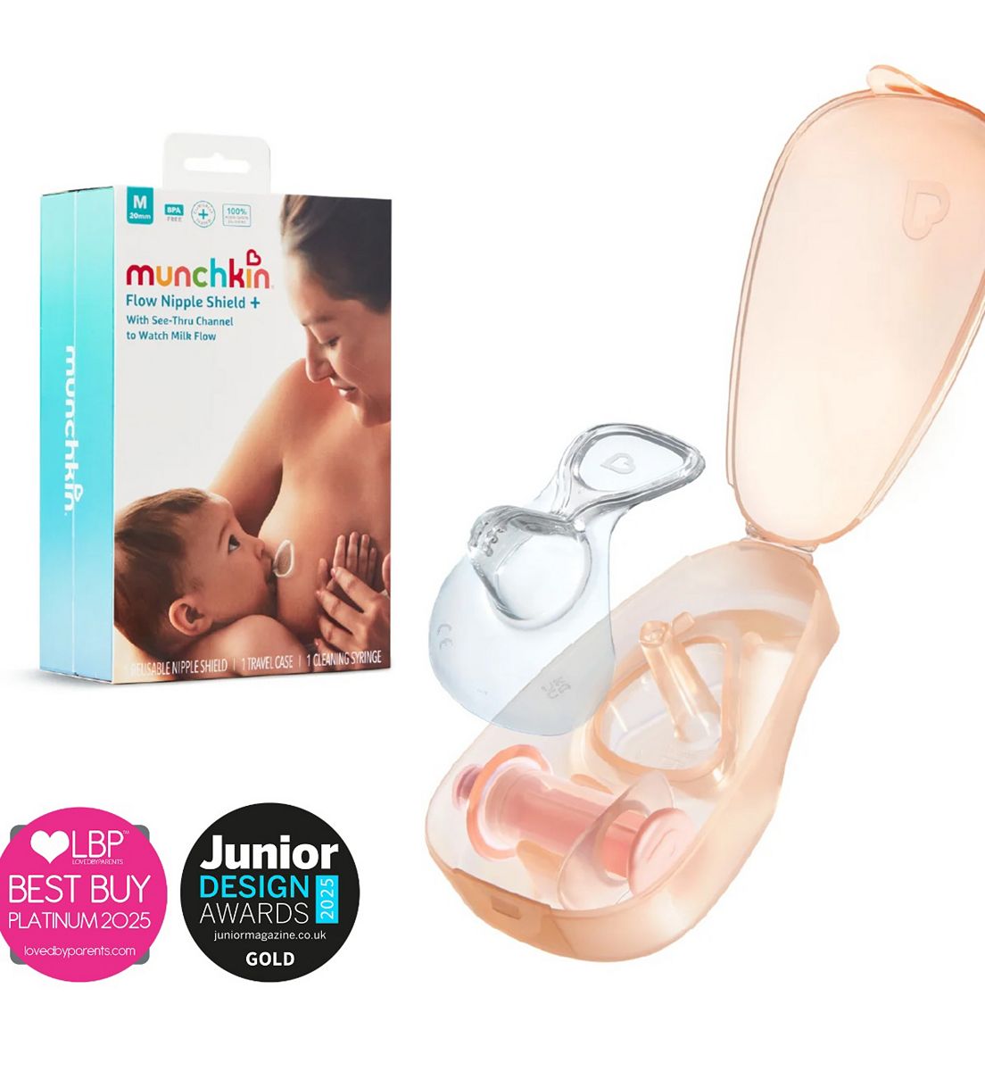 Munchkin Flow 20Mm Nipple Shield Plus