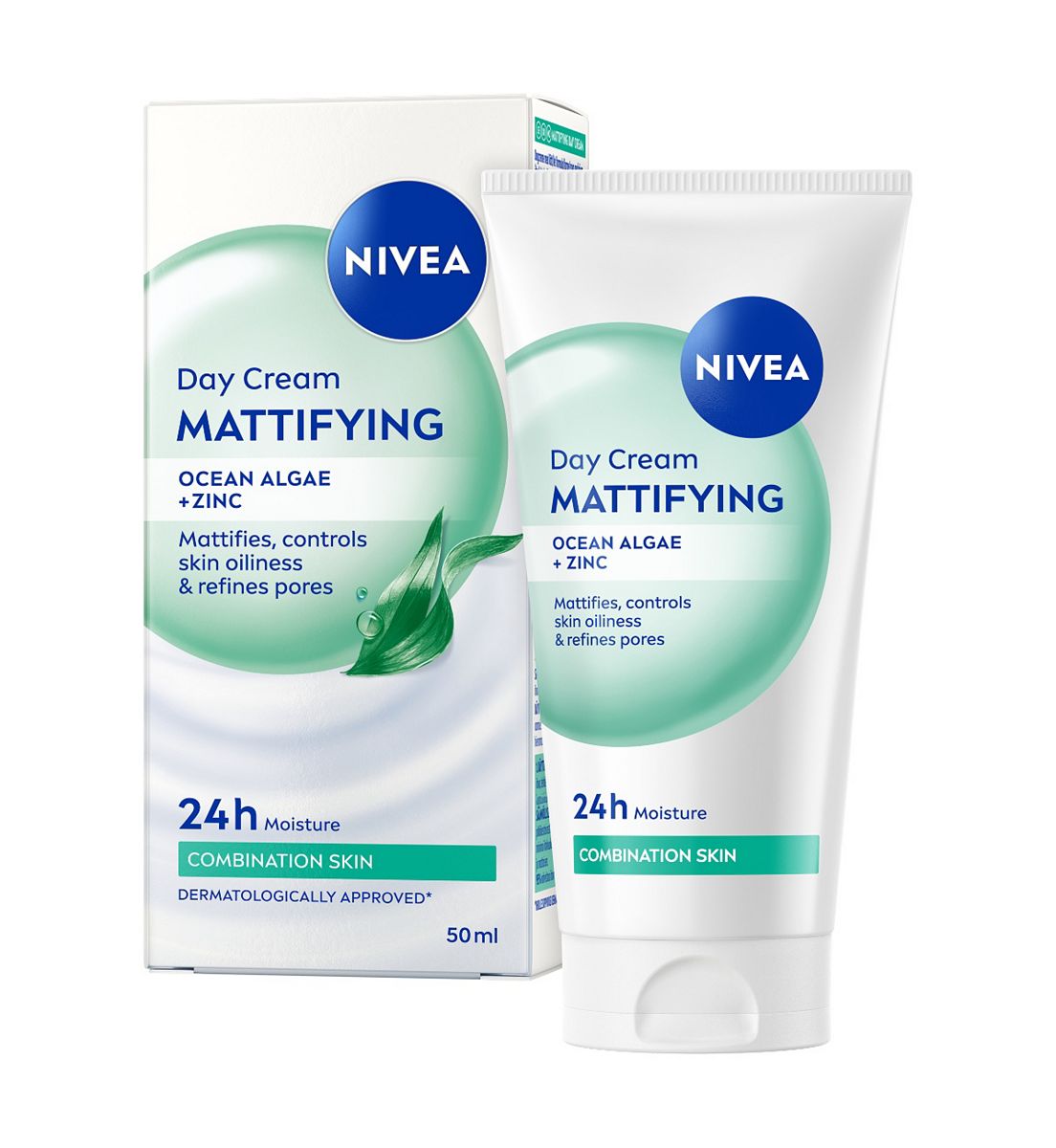Nivea 24H Moisture Mattifying Day Cream With Aloe Vera For Combination Skin 50ml
