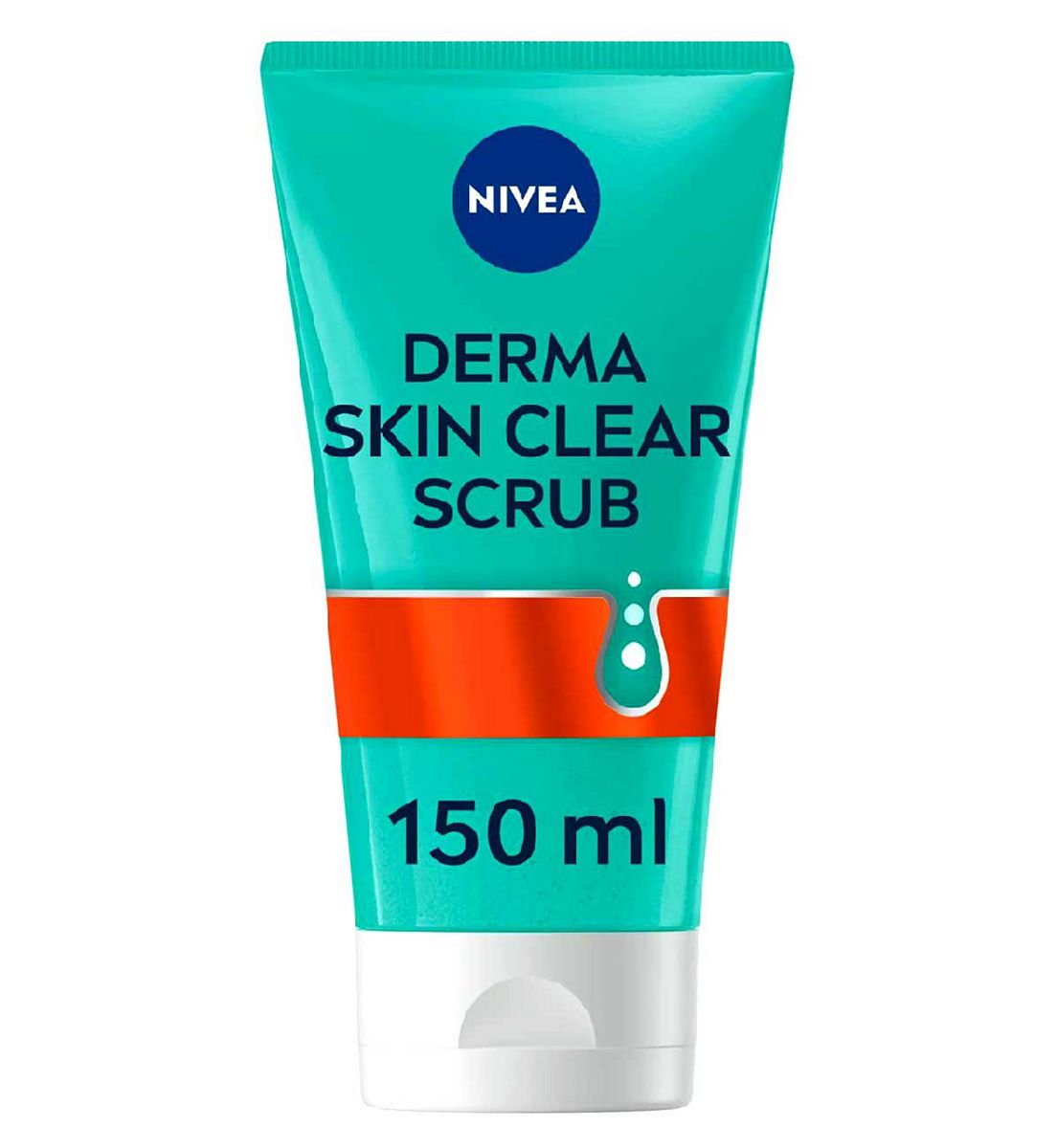 Nivea Derma Skin Clear Anti-Blemish Face Scrub With Salicylic Acid, 150ml