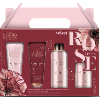 The Luxury Bathing Company Velvet Rose & Peony Top to Toe Essentials