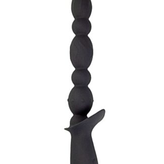Vibrating Buttfuk Bendable Anal Wand - Black